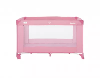 Lichidare de Stoc - Patut pliabil, Noemi, 1 nivel, Rose Velvet Unicorn, bebelorelli.ro