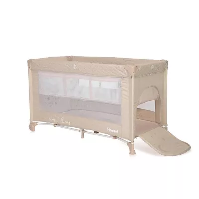 Patut pliabil Noemi, 2 nivele, Fog Beige Star