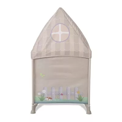 Patut pliabil, Sweet Home, 2 nivele, capotina detasabila, Beige