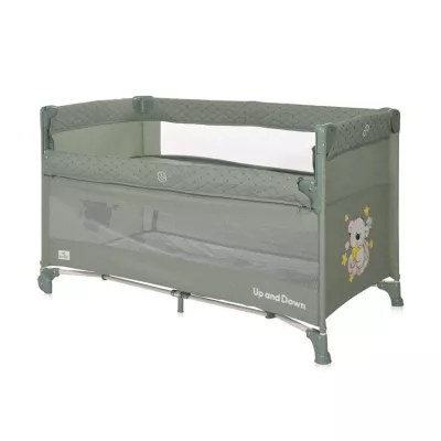 Patut pliabil, Up and Down, laterala culisanta, Green Teddy Bear