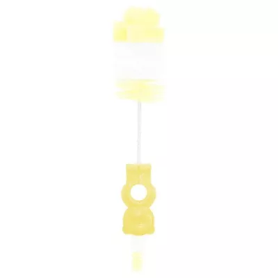 Lichidare de Stoc - Perie de curatat biberoane, tetine si cani, Yellow, bebelorelli.ro