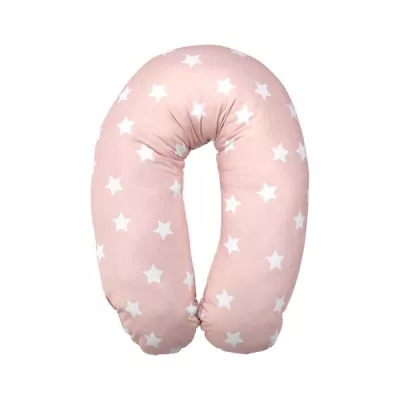 Perna multifunctionala, bumbac ranforce, 190 cm, Stars Pale Blush