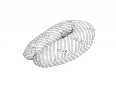 Perna multifunctionala, bumbac ranforce, Grey Striped