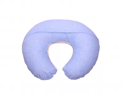 Perne si paturici - Perna multifunctionala, Happy, 140 cm, husa detasabila, Blue Moons & Stars, bebelorelli.ro