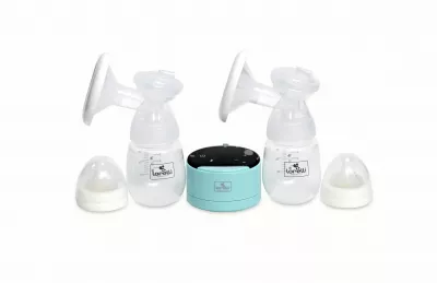 Pompa de san electrica dubla, Daily Comfort, LED touch screen, 3 moduri de functionare, Blue