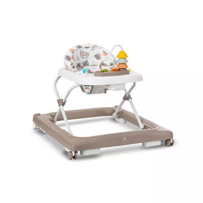 Premergator, Walkigo, panou muzical cu jucarii, 3 pozitii de inaltime, baza lata si stabila, 6 luni+, Beige