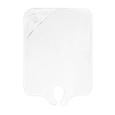Lichidare de Stoc - Prosop dublu de baie, 80x100 cm, cu capison, White, bebelorelli.ro