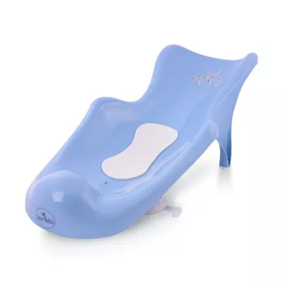 Reductoare cadite - Reductor cada cu baza antialunecare, universal, 53x24x19.5 cm, 0 luni+, Little Stars Blue, bebelorelli.ro