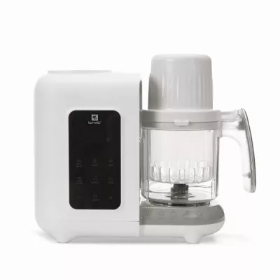 Robot multifunctional pentru prepararea hranei bebelusului, Healthy Baby Chef 7 in 1, gatire la abur, blender, incalzire, sterilizare, 300 W
