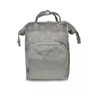Accesorii carucioare - Rucsac accesorii bebelusi Tender, multiple compartimente, buzunar izoterm, Grey, bebelorelli.ro