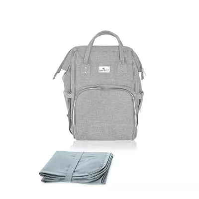 Rucsac accesorii bebelusi, Tina, multiple compartimente, Grey