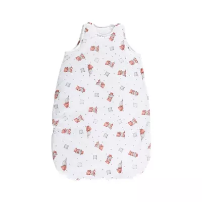 Sac de dormit bebe - Sac de dormit toamna/iarna, pentru copii cu inaltimea maxima de 85 cm, Bears & Piollws Beige, bebelorelli.ro