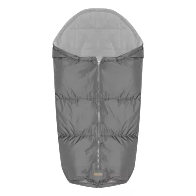 Accesorii carucioare - Sac termic de iarna pentru carucior, impermeabil, captuseala polar fleece, Grey, bebelorelli.ro