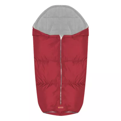 Sac termic de iarna pentru carucior, impermeabil, captuseala polar fleece, Red