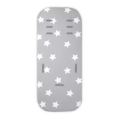 Accesorii carucioare - Saltea carucior, Cosy Travel Memory, spuma cu memorie, Stars Grey, bebelorelli.ro