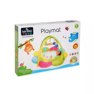 Saltea de activitate, Play Gym Sheep, material plusat, 104x104 cm