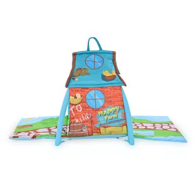 Saltea de activitate tip casuta, Little House, 113x56x53 cm