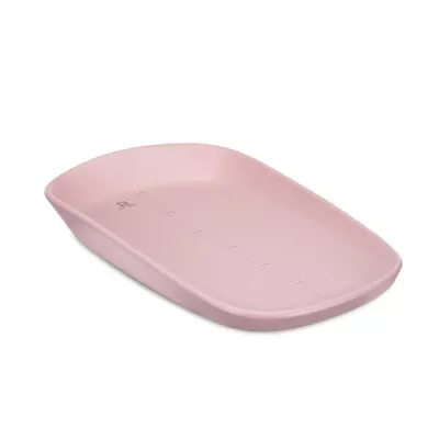 Saltea de infasat din spuma poliuretanica moale, Lulu, suprafata gradata, antialunecare, impermeabila, 43 x 10 x 68 cm, Pink