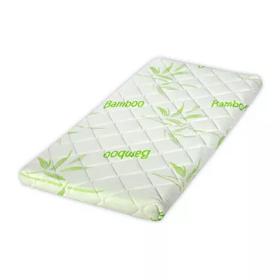 Saltele paturi copii - Saltea pat, Air Comfort Bamboo, 60x120x9 cm, husa bambus, spuma elastica cu canale, bebelorelli.ro