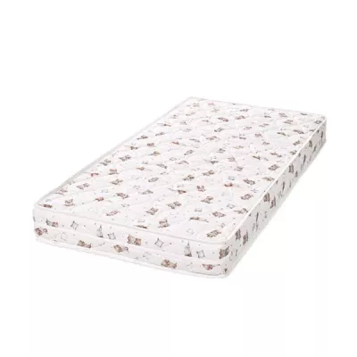 Saltele paturi copii - Saltea pat Relax, 60 x 120 x 10 cm, spuma elastica, Bear and Pilow Beige, bebelorelli.ro