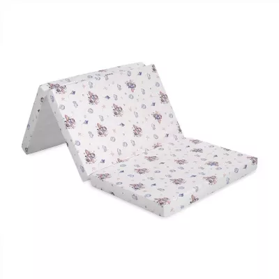 Saltea pliabila de voiaj, 60x120x5 cm, spuma elastica, Albastru