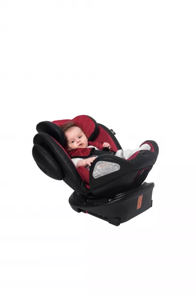 Scaun auto Aviator SPS, Isofix, baza rotativa 360 grade, de la 0 luni pana la 12 ani, 0-36 kg, Verde Iceberg