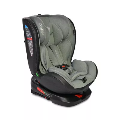 i-Size - Scaun auto Nebula, i-Size, Isofix, baza rotativa, de la 0 luni pama la 12 ani, 40-150 cm, Iceberg Verde, bebelorelli.ro