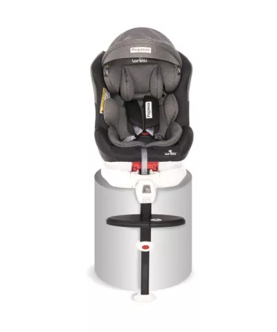 Scaun auto Pegasus, Isofix, rotativ 360 grade, Dark & Light Grey