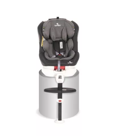 Scaun auto Pegasus, Isofix, rotativ 360 grade, Dark & Light Grey