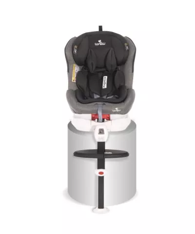 Scaun auto, Pegasus, Isofix, rotativ 360 grade, Light & Dark Grey