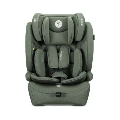 Scaun auto pentru copii, Adventure, i-Size, tetiera reglabila, 15 Luni-12 Ani, 76-150 cm, Green