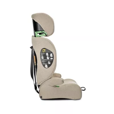Scaun auto pentru copii, Adventure, i-Size, tetiera reglabila, 15 Luni-12 Ani, 76-150 cm, Beige