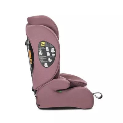 Scaun auto pentru copii, Adventure, i-Size, tetiera reglabila, 15 Luni-12 Ani, 76-150 cm, Pink