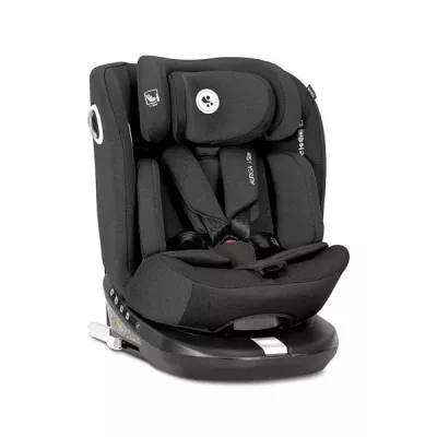 Scaun auto pentru copii, Auriga, i-Size, Isofix, anti rebound bar, rotativ 360, SPS, 0 luni-12 ani, 40-150 cm, Black