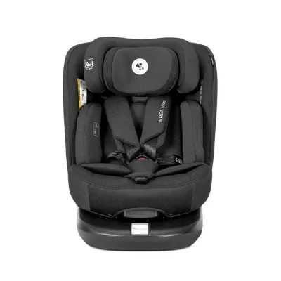 Scaun auto pentru copii, Auriga, i-Size, Isofix, anti rebound bar, rotativ 360, SPS, 0 luni-12 ani, 40-150 cm, Black