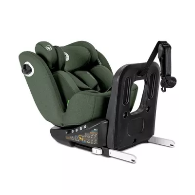 i-Size - Scaun auto pentru copii, Auriga, i-Size, Isofix, anti rebound bar, rotativ 360, SPS, 0 luni-12 ani, 40-150 cm, Green, bebelorelli.ro