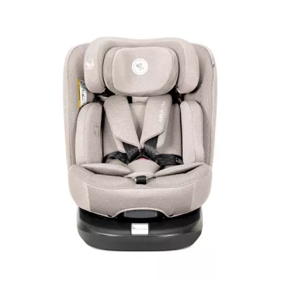 Scaun auto pentru copii, Auriga, i-Size, Isofix, anti rebound bar, rotativ 360, SPS, 0 luni-12 ani, 40-150 cm, Beige