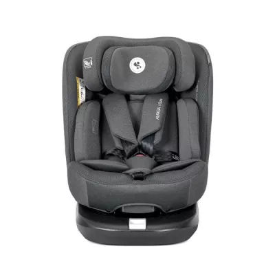 Scaun auto pentru copii, Auriga, i-Size, Isofix, anti rebound bar, rotativ 360, SPS, 0 luni-12 ani, 40-150 cm, Grey