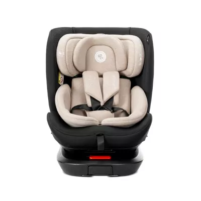 Scaun auto pentru copii, Concord Pro, Isofix, picior de sprijin, rotativ 360, cu perna de calatorie, 40-150 cm, 0 luni-12 ani, Beige