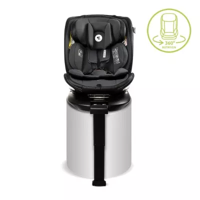 Grupa 40-150 cm / 0 luni - 12 ani - Scaun auto pentru copii, Estate, i-Size, Isofix, baza rotativa, picior de sprijin, 0 Luni-12 Ani, 40-150 cm, Grey, bebelorelli.ro