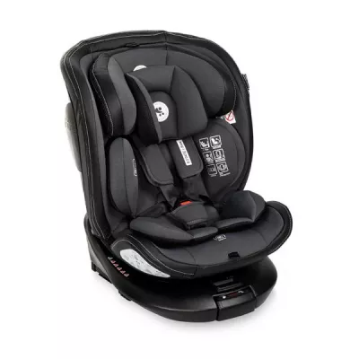 Scaun auto pentru copii, Estate, i-Size, Isofix, baza rotativa, picior de sprijin, 0 Luni-12 Ani, 40-150 cm, Grey