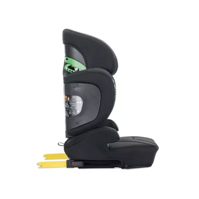 Scaun auto pentru copii, Growgo, Isofix, pliabil, protectii laterale extensibile, spatar reglabil, tetiera reglabila, 100-150 cm, 3-12 ani, Black