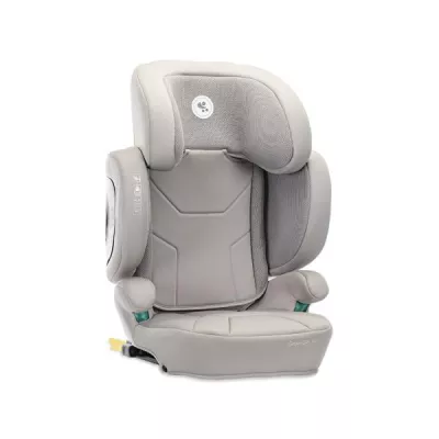 Scaun auto pentru copii, Growgo, Isofix, pliabil, protectii laterale extensibile, spatar reglabil, tetiera reglabila, 100-150 cm, 3-12 ani, Grey