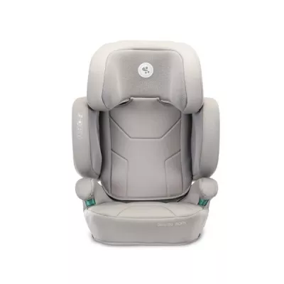 Scaun auto pentru copii, Growgo, Isofix, pliabil, protectii laterale extensibile, spatar reglabil, tetiera reglabila, 100-150 cm, 3-12 ani, Grey