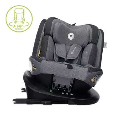 Scaun auto pentru copii, Imola, i-Size, Isofix, rotativ, 0 luni-12 ani, 40-150 cm, Grey