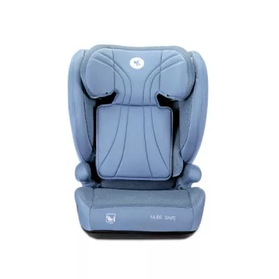 Scaun auto pentru copii, Nube Safe, protectie laterala EPS, tetiera reglabila, husa respirabila, 3-12 ani, 100-150 cm, Blue
