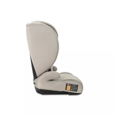 Scaun auto pentru copii, Nube Safe, protectie laterala EPS, tetiera reglabila, husa respirabila, 3-12 ani, 100-150 cm, Beige
