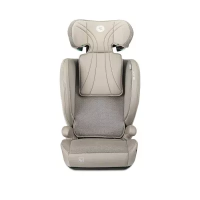 Scaun auto pentru copii, Nube Safe, protectie laterala EPS, tetiera reglabila, husa respirabila, 3-12 ani, 100-150 cm, Beige