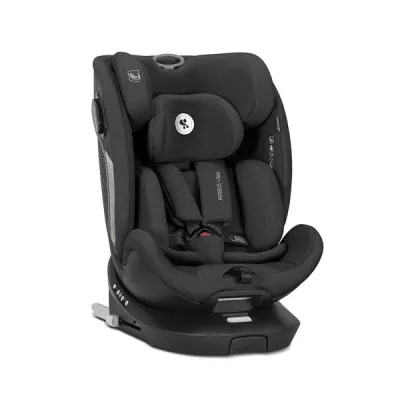 Scaun auto pentru copii, Perseus, i-Size, Isofix, baza rotativa, picior de sprijin, EPS Memory, panou de ventilatie, SPS,  0 luni-12 ani, 40-150 cm, Black