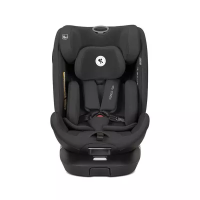 Scaun auto pentru copii, Perseus, i-Size, Isofix, baza rotativa, picior de sprijin, EPS Memory, panou de ventilatie, SPS,  0 luni-12 ani, 40-150 cm, Black